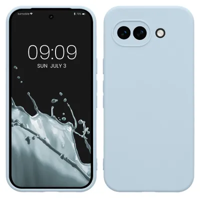 Produktbild von kwmobile Handyhülle für Google Pixel 10a Hülle - weiches Handy Silikon Case - Schutzhülle Cover - Hellblau matt