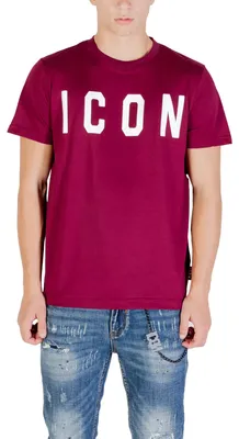 Produktbild von Icon Herren T-Shirt Bordeaux 491609 : Größe - XS Größe: XS