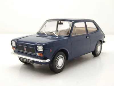 Produktbild von Fiat 127 (1971) Dunkelblau Whitebox 1:24