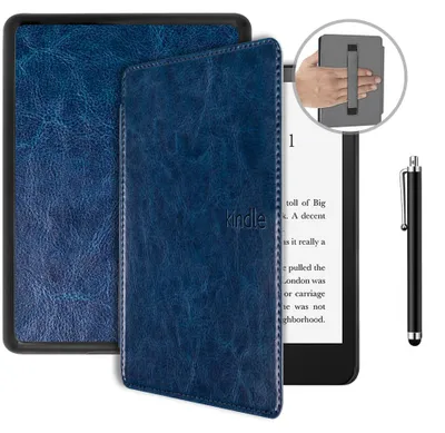 Image de AllTabCases Étui Kindle Paperwhite 7" 2024 Bleu