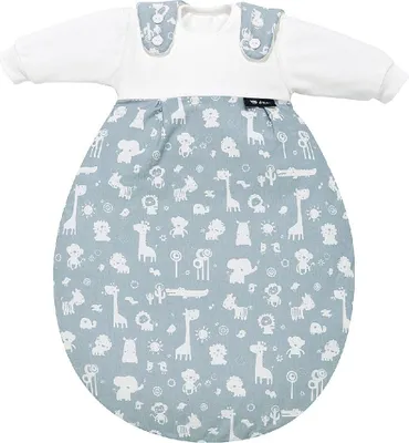 Produktbild von Alvi Baby-Mäxchen (3-tlg.) - Zootiere, Junge/Mädchen, Blau, Weiß