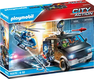 Produktbild von PLAYMOBIL City Action 70575 Polizei-Helikopter: Verfolgung des Fluchtfahrzeugs