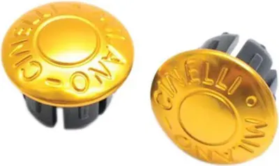 Image de Bouchons Cinelli anodisés, Farbe:jaune