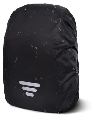 Produktbild von Regenschutz für Rucksack wasserdicht mit Reflexstreifen 18-55L Schwarz