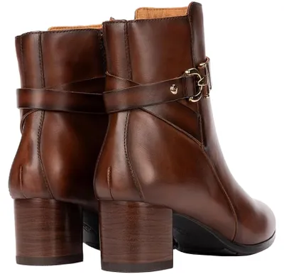 Produktbild von Pikolinos Damen Stiefelette mit Blockabsatz und Zierschnalle Calafat W1Z-8914, Größe:37 EU, Farbe:Braun