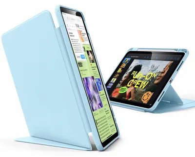 Produktbild von ESR Flip Hybrid Apple iPad Air 10.9 2020/2022 (4, 5. Gen) / iPad Air 11 2024/2025 (6, 7. Gen) Himmelblau