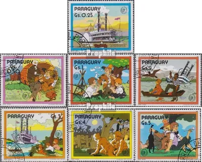 Produktbild von Briefmarken Paraguay 1985 Mi 3887-3893 (kompl.Ausg.) gestempelt Jahr der Jugend
