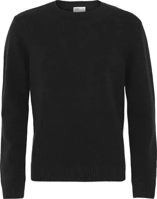 Zdjęcie produktu dla Colorful Standard Classic Merino Wool Crew Deep Black, Schwarz - L