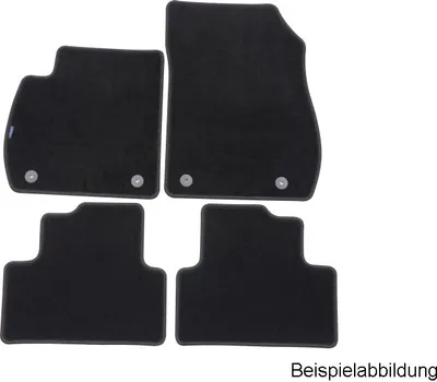 Produktbild von Passform Fußmatte velour - schwarz von Petex (117658104) Stoffmatte, Velours