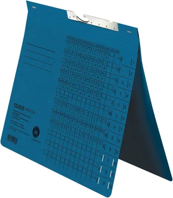 Produktbild von Falken 25x Pendelhefter, A4, Zweifalz für kaufm. Behörde, Blau 15033816F