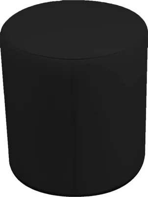 Produktbild von Talamo Italia Pouf Abate 40x40x42h cm Schwarz, Zylinderform