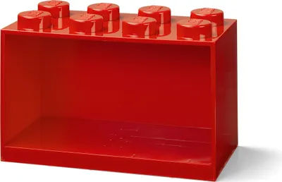 Immagine prodotto di LEGO 41151730 LEGO Bausteinregal SCUDO DI MATTONI 8, Dimensioni: 318 mm, marrone