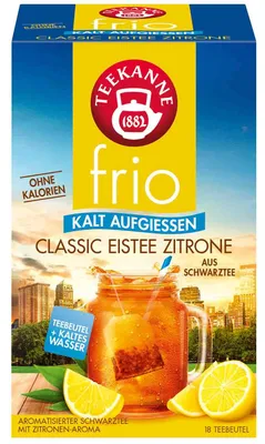 Produktbild von Teekanne frio Classic Eistee Zitrone 18er