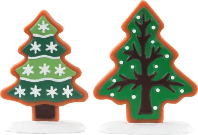 Productafbeelding van Sugar cookie trees set of 2 kerstfiguur LEMAX