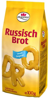 Obrázek produktu pro Dr. Quendt Ruský chléb křupavé sladké dopisní sušenky 100g