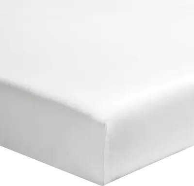 Zdjęcie produktu dla Przędza bawełniana, perkal, biała, 200 x 200 cm