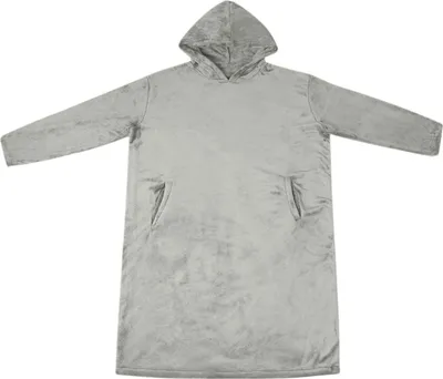 Immagine prodotto di vidaXL Coperta con cappuccio Grigio L Flanella