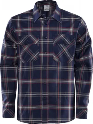 Produktbild von Fristads Overhemd 7421 MSF Geruit Marineblauw Maat XL