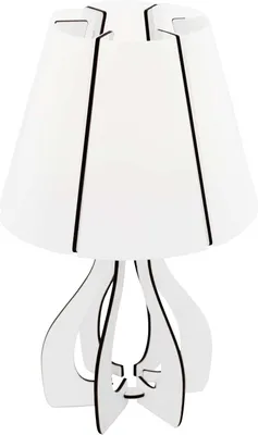 Produktbild von Eglo 95796 Cossano Tischleuchte E14 Stahl Weiss