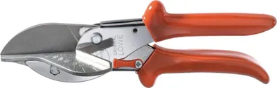 A close-up studio shot of a pair of pruning shears.