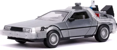 Produktbild von Jada Toys Zurück In Die Zukunft Replica Auto Druckgussmodell Hollywood Rides Achine 1/24 M Silber  Silber One Size