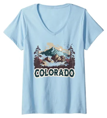 Produktbild von Damen Colorado T-Shirt mit V-Ausschnitt
