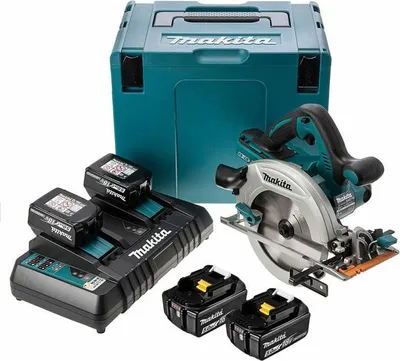 Produktbild von Makita DHS710PT4J, Holz, Schwarz, Blau, Grau, 19 cm, 4800 RPM, 6,85 cm, 3 cm