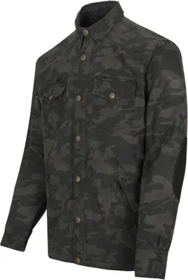 Produktbild von Bores Militaryjack Motorradhemd, dunkles camouflage, 2XL