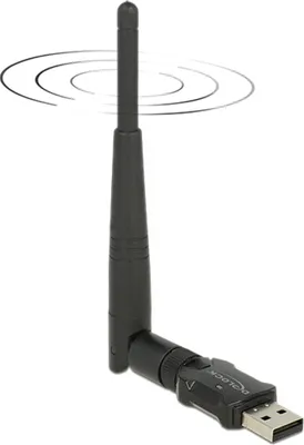 Produktbild von Delock USB 2.0 Dual Band WLAN ac/a/b/g/n Stick - Netzwerkadapter - USB 2.0 - Wi-Fi 5 - Schwarz