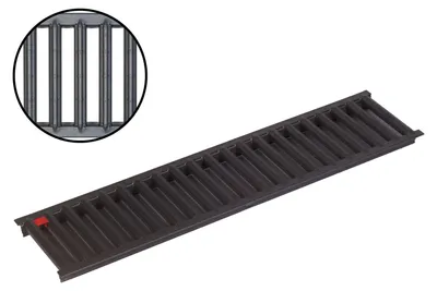 Produktbild von ACO Self® Rost Stegrost Stahl verzinkt pulverbeschichtet 50cm Rinnenrost Entwässerungsrinne Art. Nr. 10306