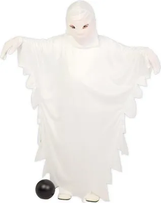 Immagine prodotto di Costume di Halloween da fantasma per bambini 110 - 146, taglia:110/116