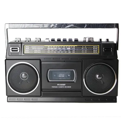 Produktbild von Bluetooth Kassettenspieler mit Radio und USB-Digitalisierung, Stereo-Sound und TF-Wiedergabe