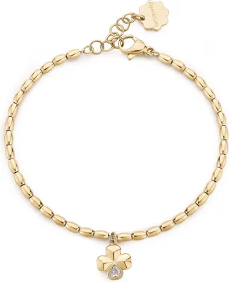 Produktbild von Vergoldetes Armband fü r Frauen Vier-Blatt-Chakra BHKB209