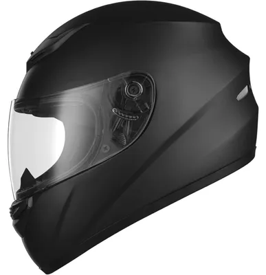 Productafbeelding van Volledige helm voor scooters, geschikt voor volwassenen, gecertificeerd volgens ECE 22.06, zwart, maat M (57-58 cm)