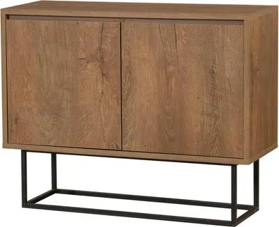 Produktbild von Dmor Konsole Alnitah 90x36x72 cm Braun, 1 Regal, 4 Fächer