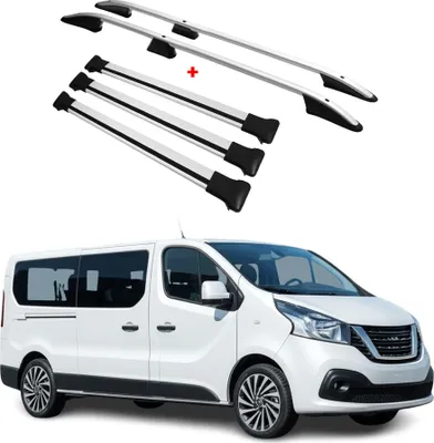 Image de Kit Barres de toit pour Nissan NV300 2016-2025 Alu Gris L2 Empattement Long 5x