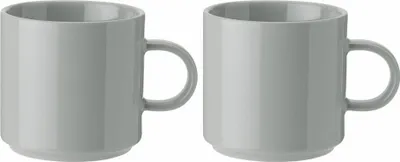 Image de Stelton - Gobelet light grey, set de 2 pièces