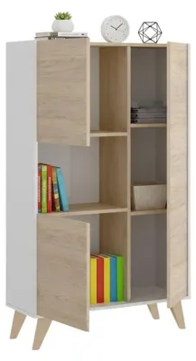Immagine prodotto di Dmora Credenza Crono 43x81x135h cm Marrone, Apertura Battente 5 Vani