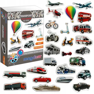 Obrázek produktu pro Magnet Set Vehicles Transport MV 6032-17