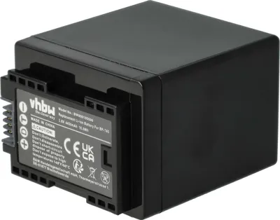 Produktbild von vhbw Akku kompatibel mit Canon Vixia HF M50, HF M52, HF R32, HF R300, HF M500, HF R30 Videokamera Camcorder (4450 mAh, 3,6 V, Li-Ion) + Infochip