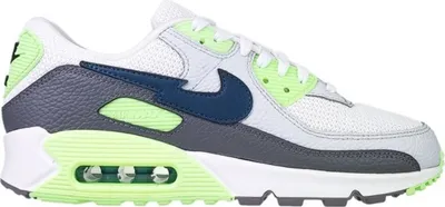 A side view of a Nike Air Max 90 sneaker.