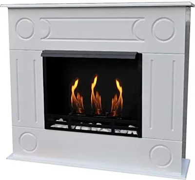 Produktbild von Ethanol und Gelkamin Kamin Modell Dion XXL Premium Royal Weiss
