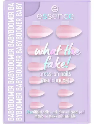 Produktbild von WAS FÜ R EINE FÄ LSCHUNG! Kunstnagel-Set #03 - Babyboomer 6-tlg