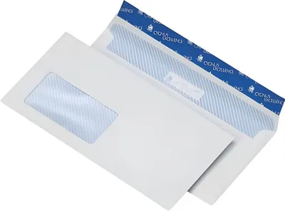 Produktbild von Mayer-Kuvert-network Briefumschläge DIN lang+ mit Fenster haftklebend - Bürokleinmaterial