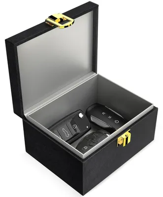Immagine prodotto di Custodia Faraday per chiavi auto e carte di credito, colore nero