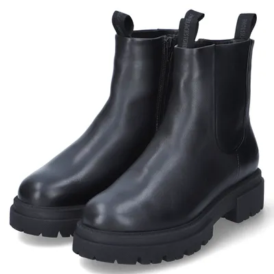 Produktbild von Blackstone Winterstiefeletten Damen Glattleder Schwarz Größe: 39