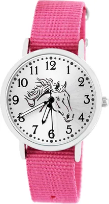 Produktbild von Kinder Mädchen Armbanduhr mit Pferd perfektes Geschenk für Pferdefans Kinderuhr