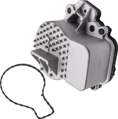 Productafbeelding van Elektrische waterpomp, lengte 23 cm, breedte 19 cm, hoogte 12 cm. Directe vervanging voor model 161A0-29015. Compatibel met hybride elektrische voertuigmodellen