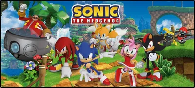 Image de Sonic The Hedgehog - Sous-mains de bureau à personnages PM12948 (taille unique) (Multicolore)