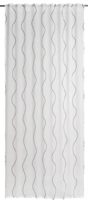 Obrázok produktu pre Elbersdrucke slučkový šál Curve 07 sivý - biely transparentný 140x255cm